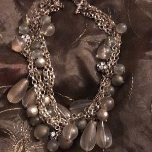 Colton necklace with multiple crystal beads